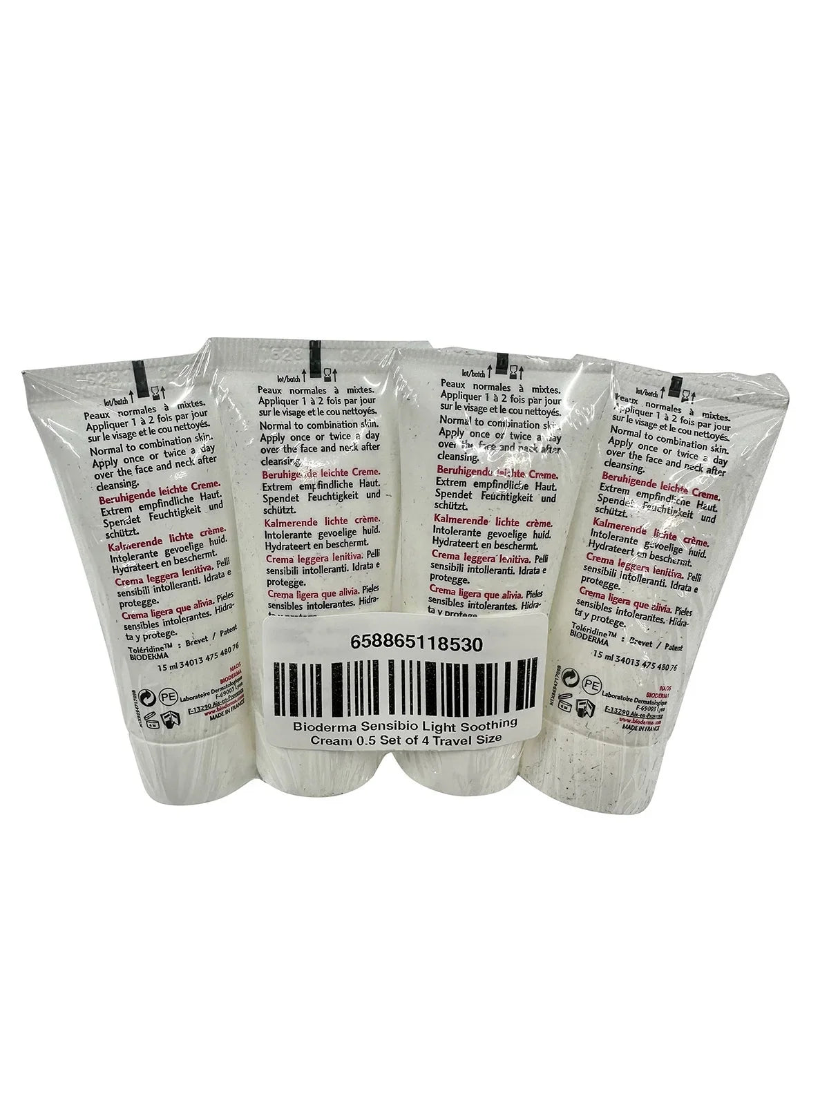 Travel Size Cream 0.5 Types Set Bioderma Sensibio 4 Light Soothing Skin of All oz