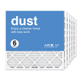 Filter Replacement AIRx AC 24x24x1 6-Pack Filter, Dust Furnace MERV Air Pleated Filters 8