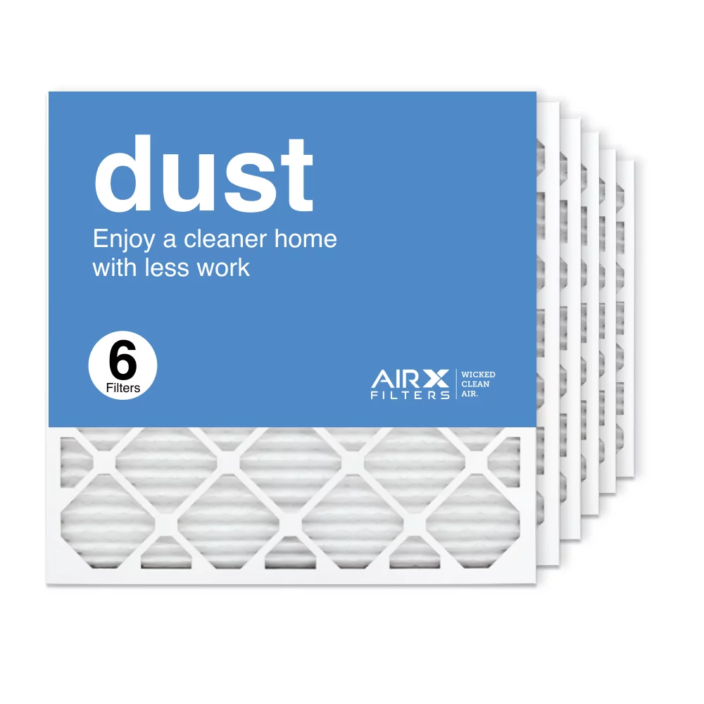 Filter Replacement AIRx AC 24x24x1 6-Pack Filter, Dust Furnace MERV Air Pleated Filters 8