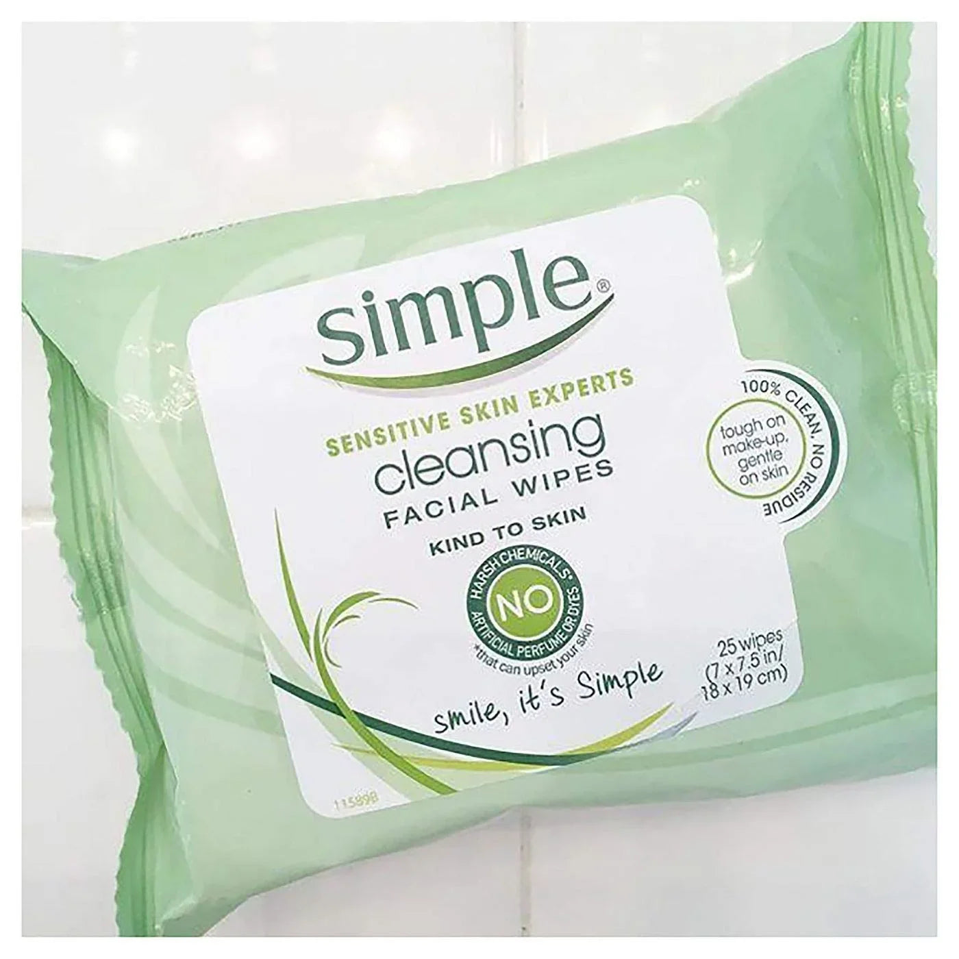 6 Wipes (Boxed 25 X Cleansing Wipes Packs 150 Facial Total Wipes) Simple