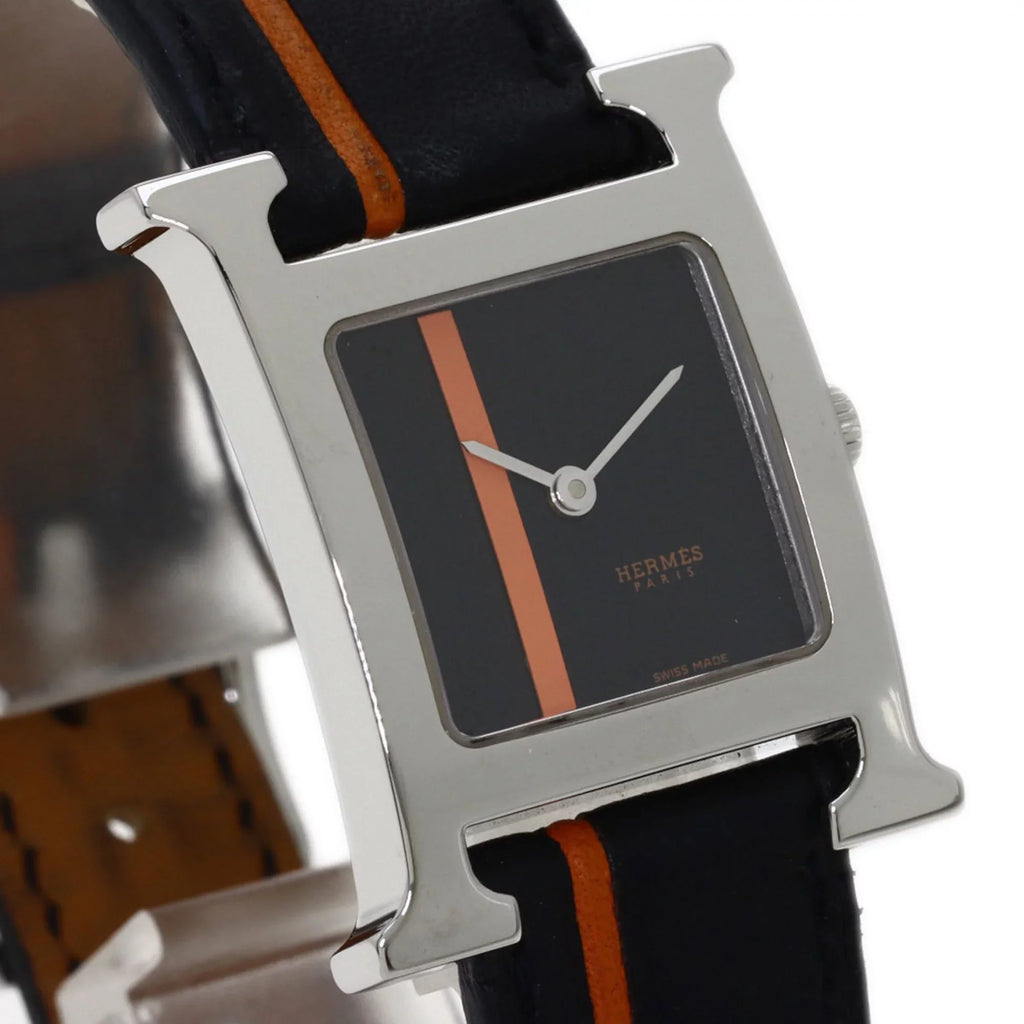 HH1.210 HERMES (Good) Pre-Owned Wristwatch Women's Stainless H Steel/Leather Hermes Watch