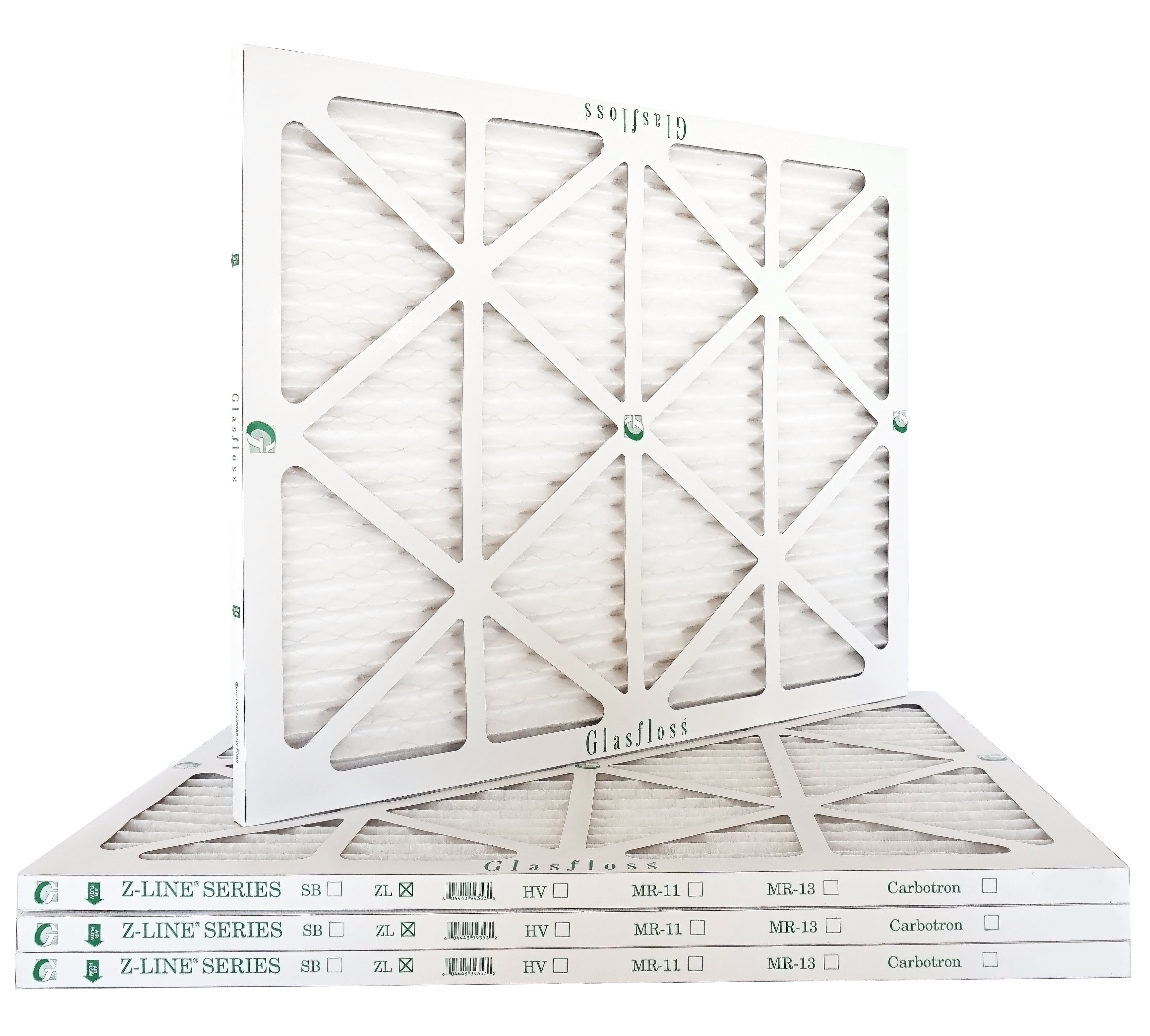 MERV Air - Glasfloss Air 4) (Pack USA. Air Filter Filter Home Furnace Pleated AC - 2" or 20x22x2 In - - Made The or - - 10 Office Filter HVAC of