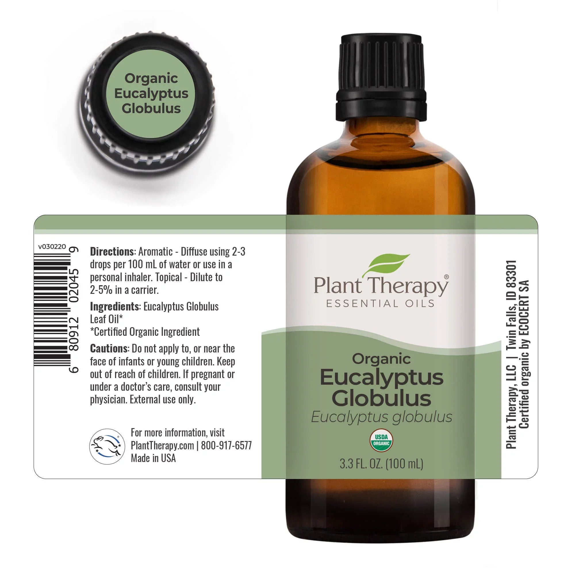 Therapy Plant mL 100 Oil Globulus Eucalyptus oz) (1/3 Organic Essential