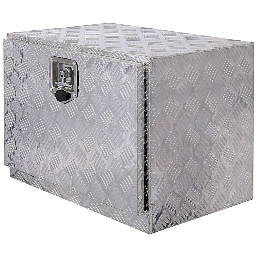Silver Organizer, Box, JBLCC Underbody 24" Bed w/ Box, Truck Tool Tool Box Tool Outdoor Lock RV Trailer Aluminum Pickup Keys, Storage Storage Box,