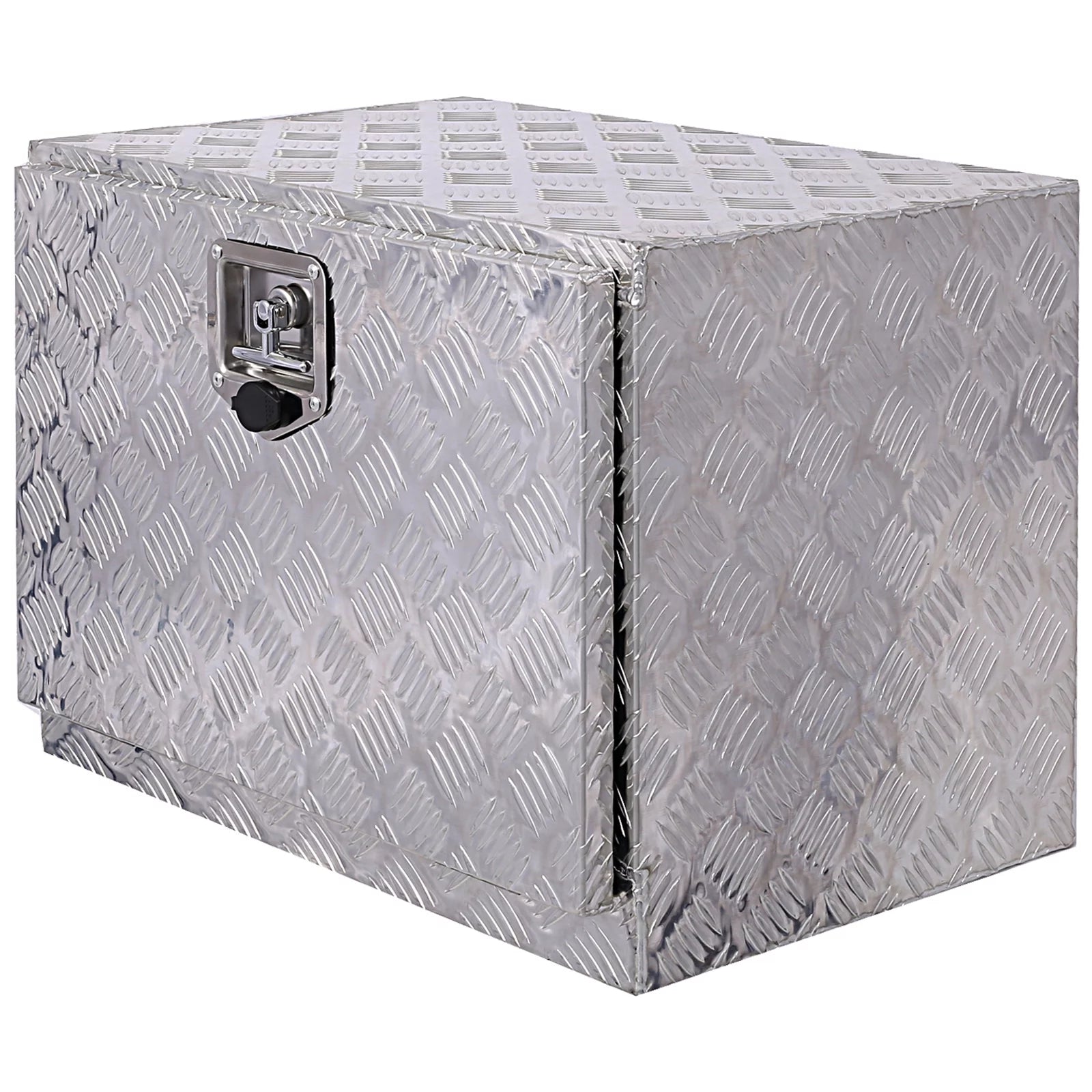 Silver Organizer, Box, JBLCC Underbody 24" Bed w/ Box, Truck Tool Tool Box Tool Outdoor Lock RV Trailer Aluminum Pickup Keys, Storage Storage Box,