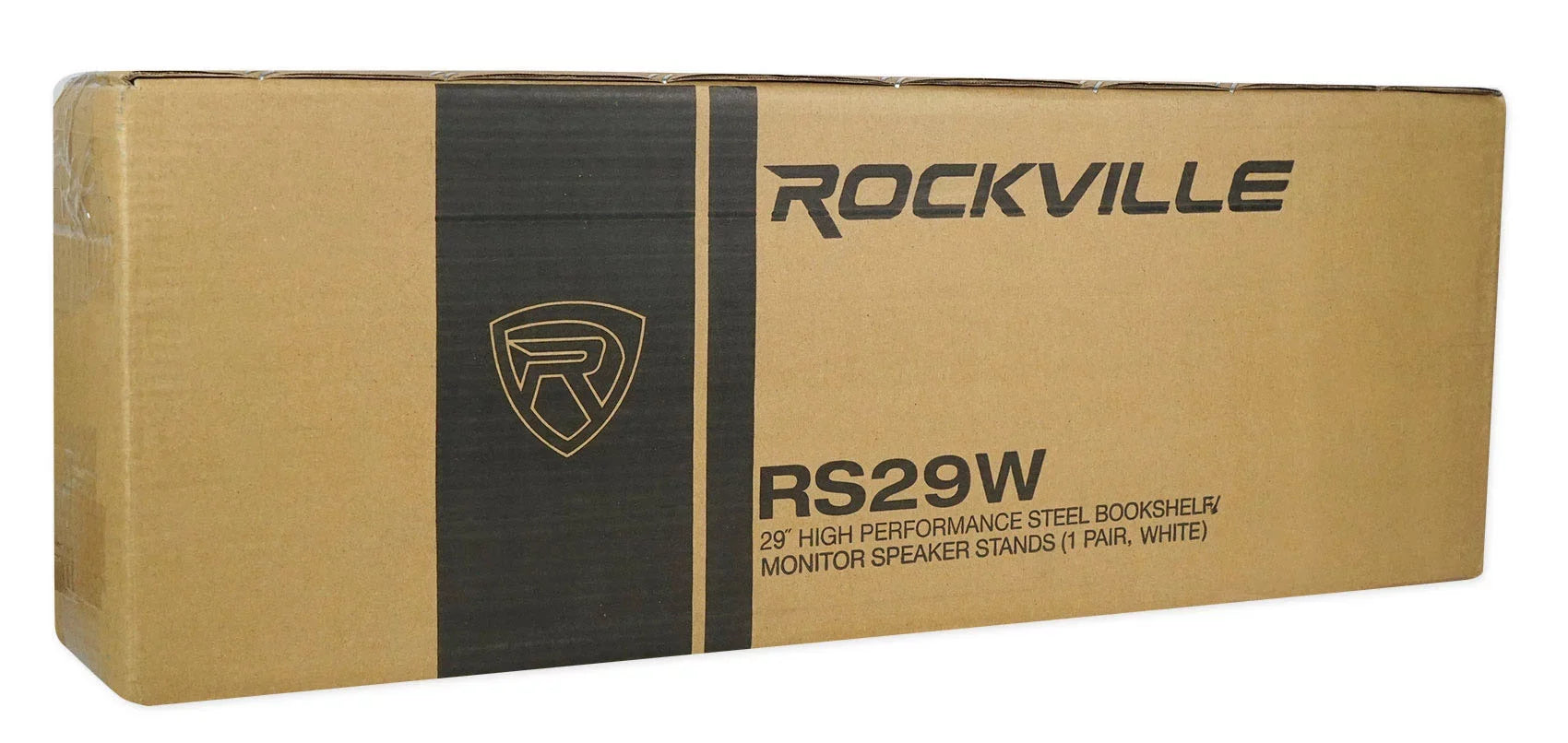 White Stands Rockville in Recording Steel Monitor Studio 29" RS29W Pair Studio