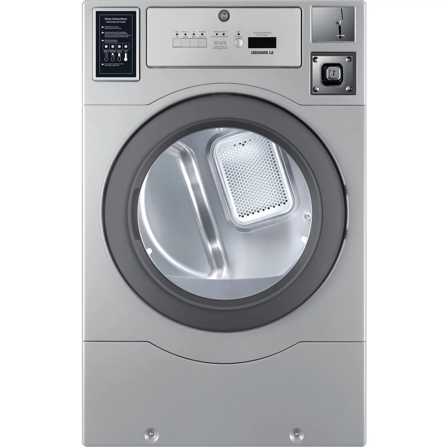 Dryer Controls Crossover Top Electric with Coin-Operated 2.0 Crossover
