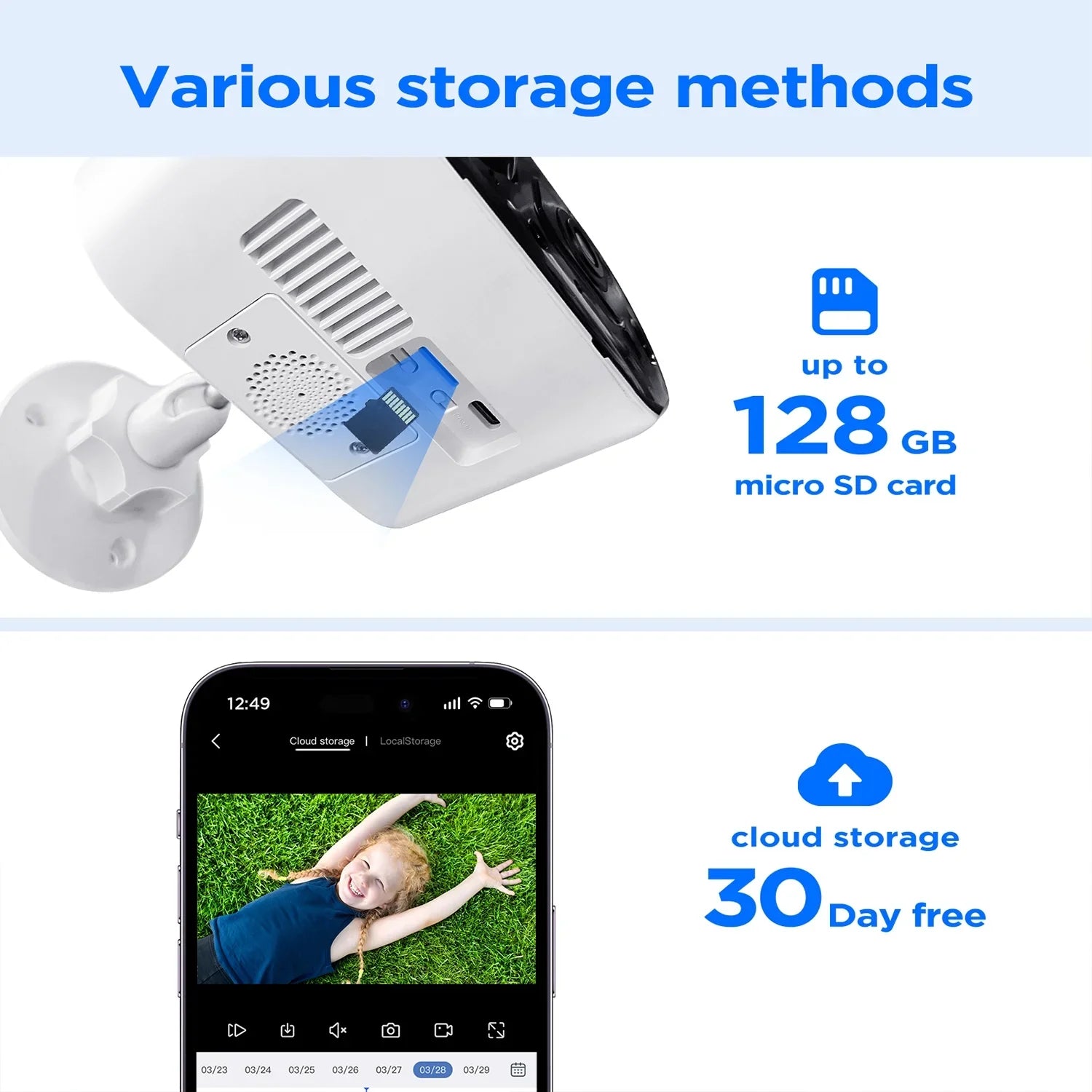 Toguard Powered Pack Wireless Camera Camera SC15 WiFi Solar Surveillance Outdoor 2K/4MP 2 Bullet Battery Security