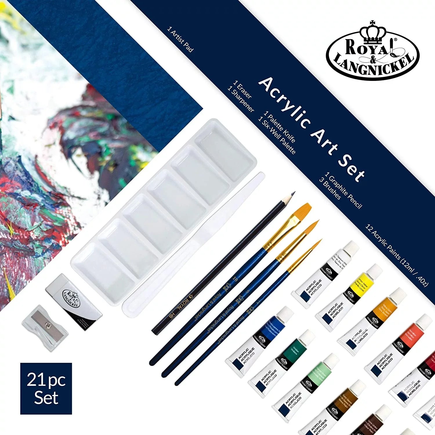 Painting Box & Set Essentials Piece Acrylic Langnickel Royal 21