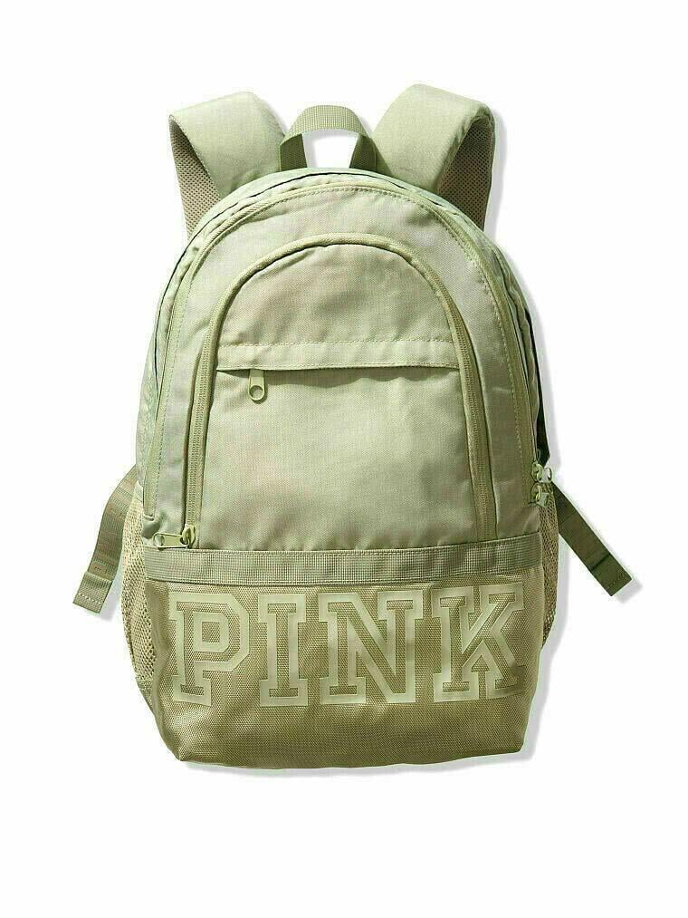 Book School Backpack Victoria's Green Shale Collegiate Secret New Bag Pink