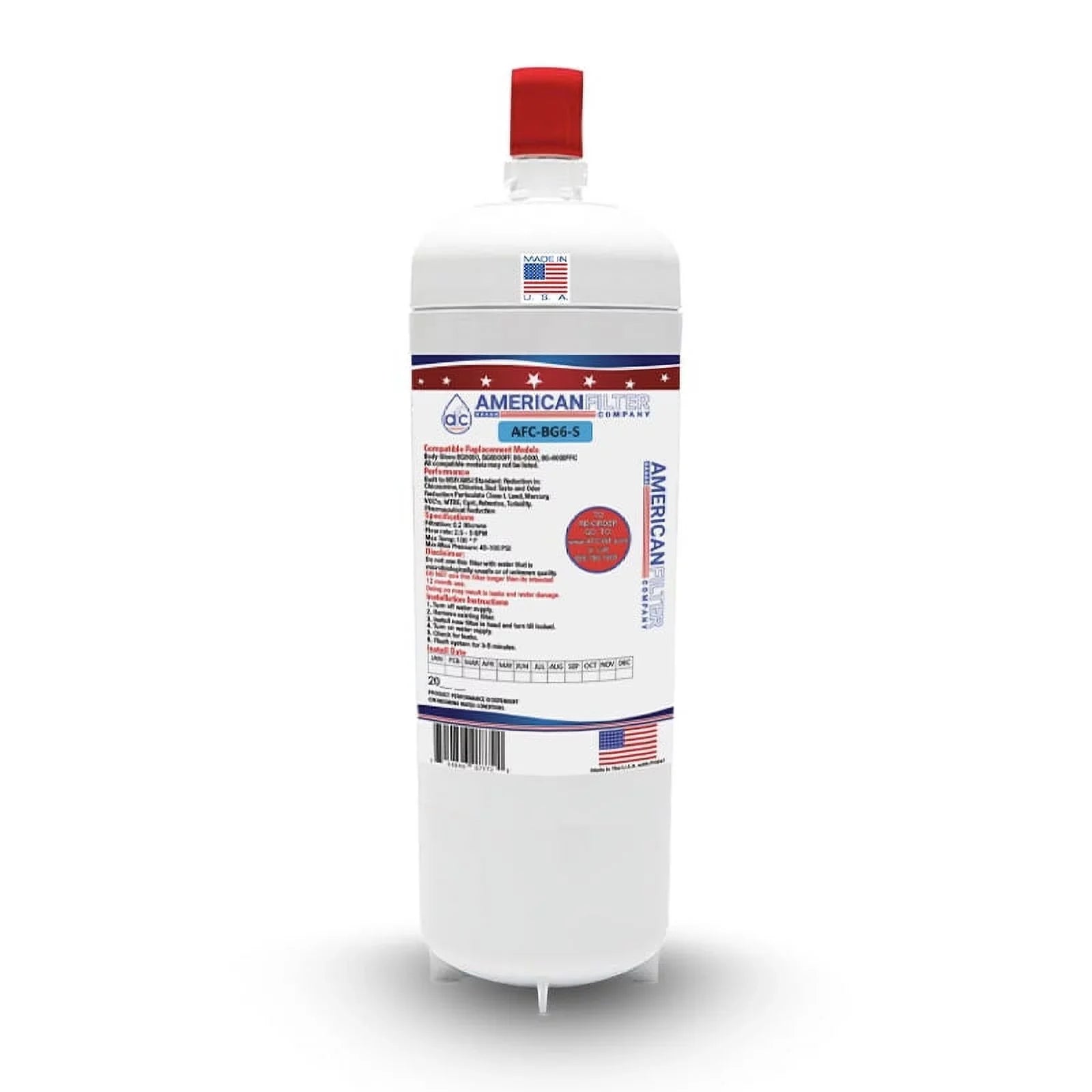 Brand Filters AFC , Made , Model AFC-APH3-2 in 1 - U.S.A. Filter with # Water - Compatible ,