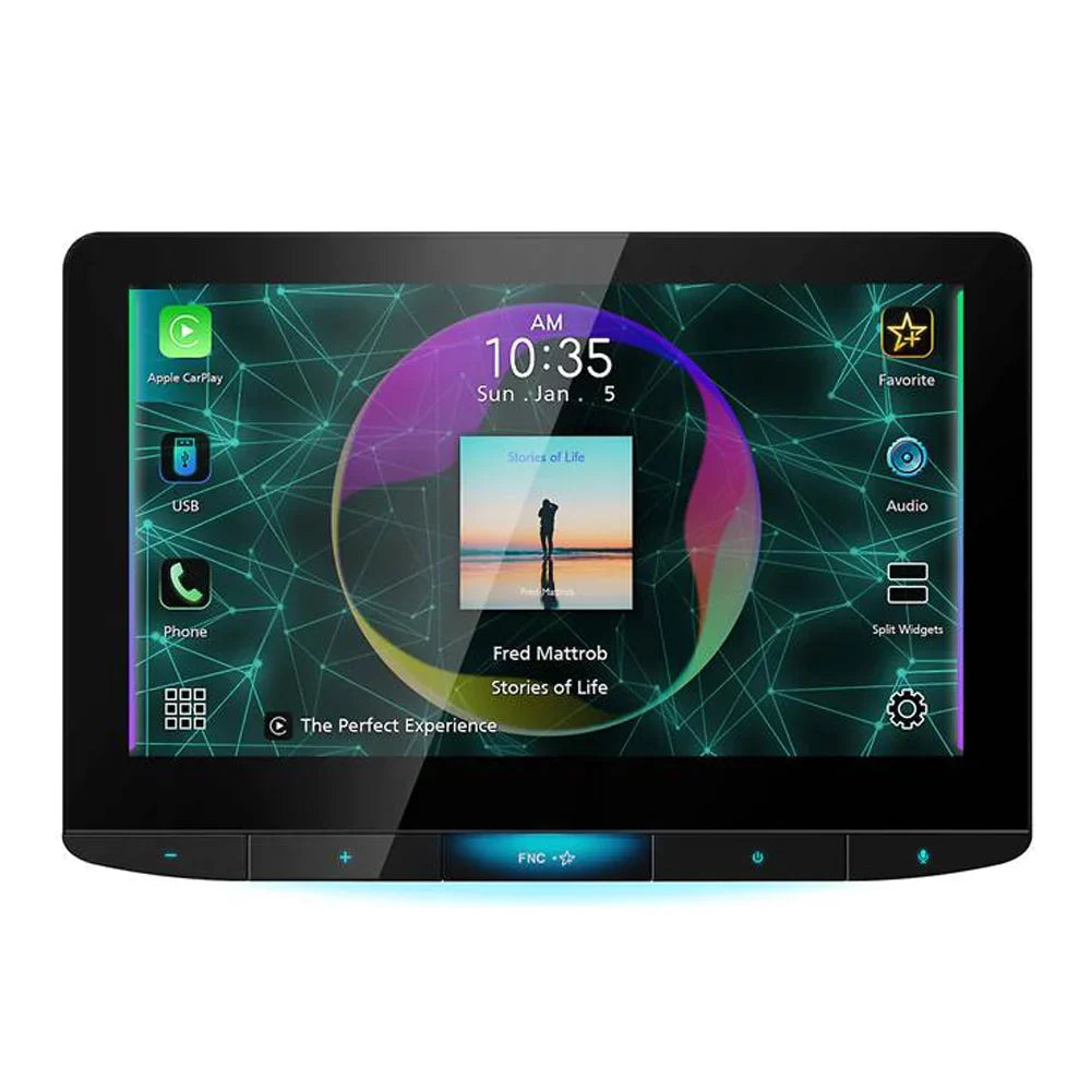 Receiver New Digital License Camera Plate with Inch 10.1 JVC KW-Z1000W Multimedia