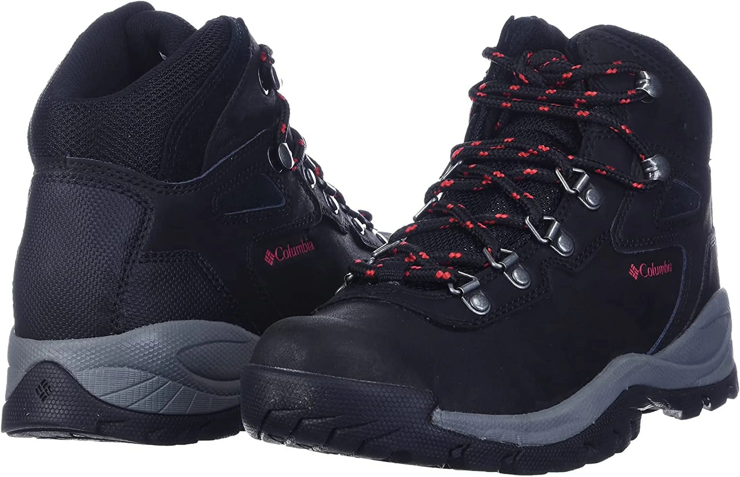 Boot Womens Wide Ridge 10 Columbia Black/Poppy Newton Red Plus