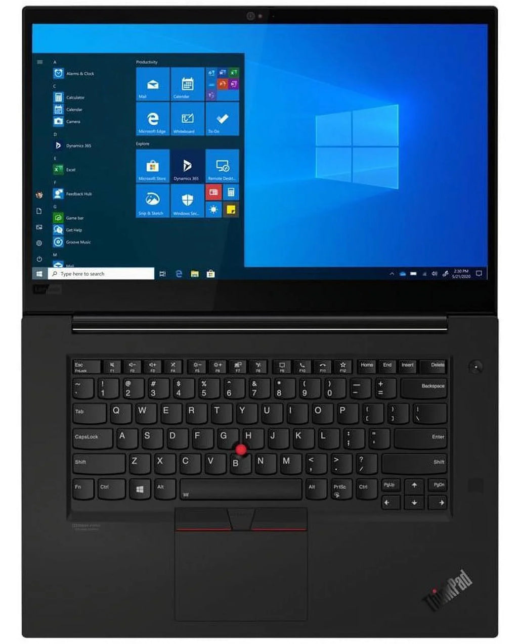 Thinkpad Used 16GB 1650Ti X1 Extreme 3 i7-10750H Gen 512GB 15.6" FHD Lenovo W10P