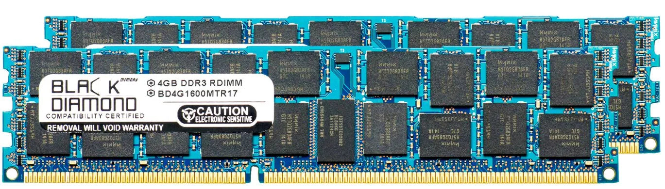 Z for ECC RDIMM 8GB Black Memory DDR3 Z620 HP 2X4GB RAM Registered 240pin Module 1600MHz Upgrade PC3-12800 Workstation Memory Compaq Series Diamond Workstations