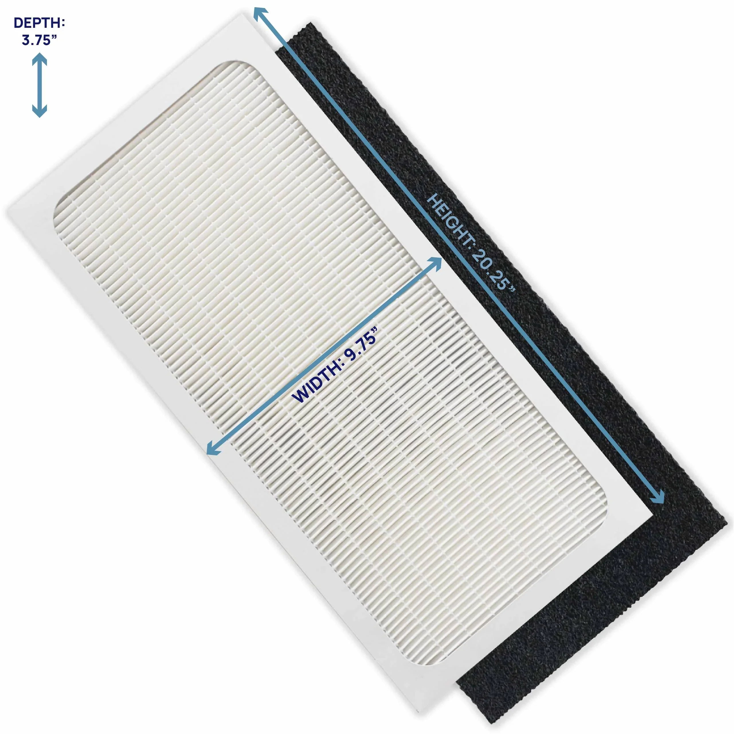 402, Blue Sky Bros For 403, 410, Protection 400 450E, 480i, Compatible HEPA BLUEAIR Dual BA-400S 405, 455EB Replacement Filter Particle Series Filter With SmokeStop