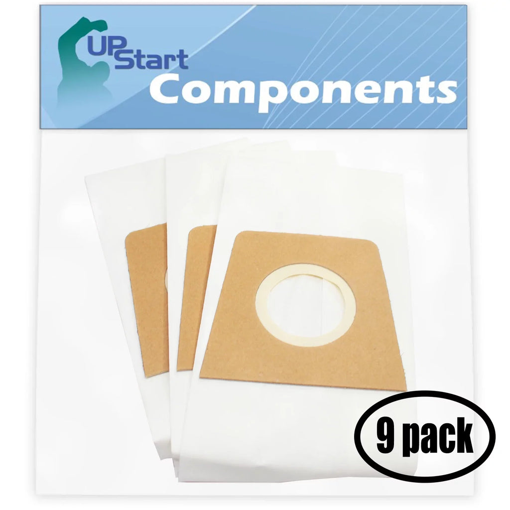 3 U M085570 with Bags Vacuum (9 Devil - Upright Dirt Pack Featherlite 3920047001, Pack) Bags Compatible Bags for Replacement Dirt per Devil Vacuum Bagged Vacuum 3920048001, Type 27 (Black) -