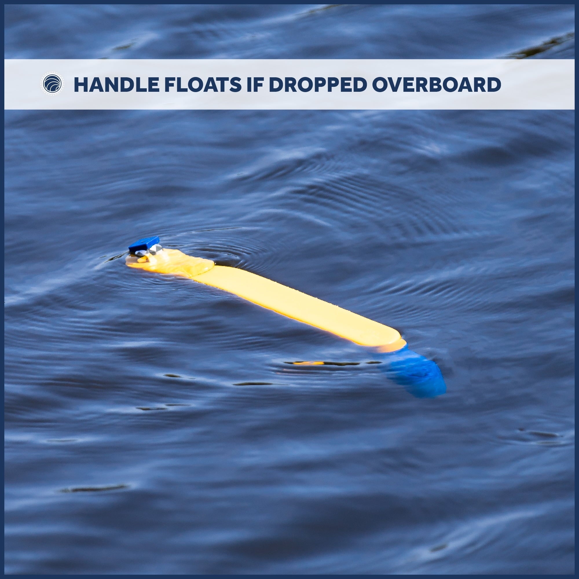 and Handle, Oceans and Winch Lightweight Universal Handle, 8" - Blue, Plastic Reinforced 2-Pack Strong, Winch Fiberglass Five Orange FO86-M2 Sailboat Floating Mechanism, Lock?in
