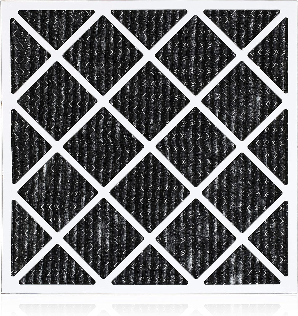 AC 25x25x1 MERV Filters 8 HVAC Furnace Air (6-Pack) Filterbuy Odor Carbon Pleated Activated with Eliminator