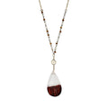 Clear Wood Beaded Box Anniversary | Resin Pendant Wood Boutique Blue Gift Chain Necklace Inc Tenes Women, for