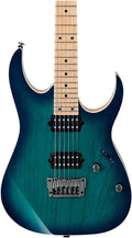 Ibanez Burst Electric 6-String RG Series RG652AHMFX Green Nebula Guitar Prestige
