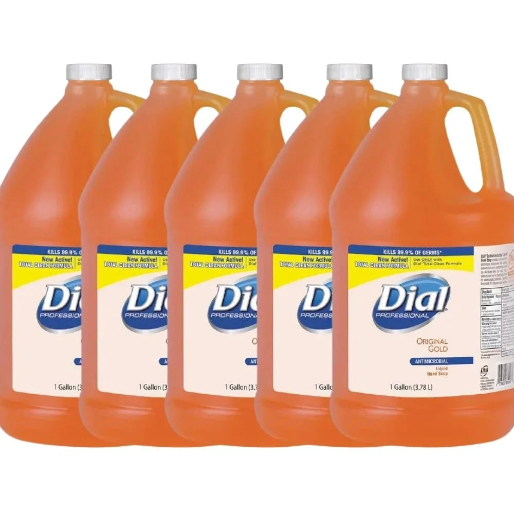 128 Original Kills Hand OZ Gold (5 FL Gallon 99.9% Liquid Bacteria, Soap, Gallons) Professional Antimicrobial Per