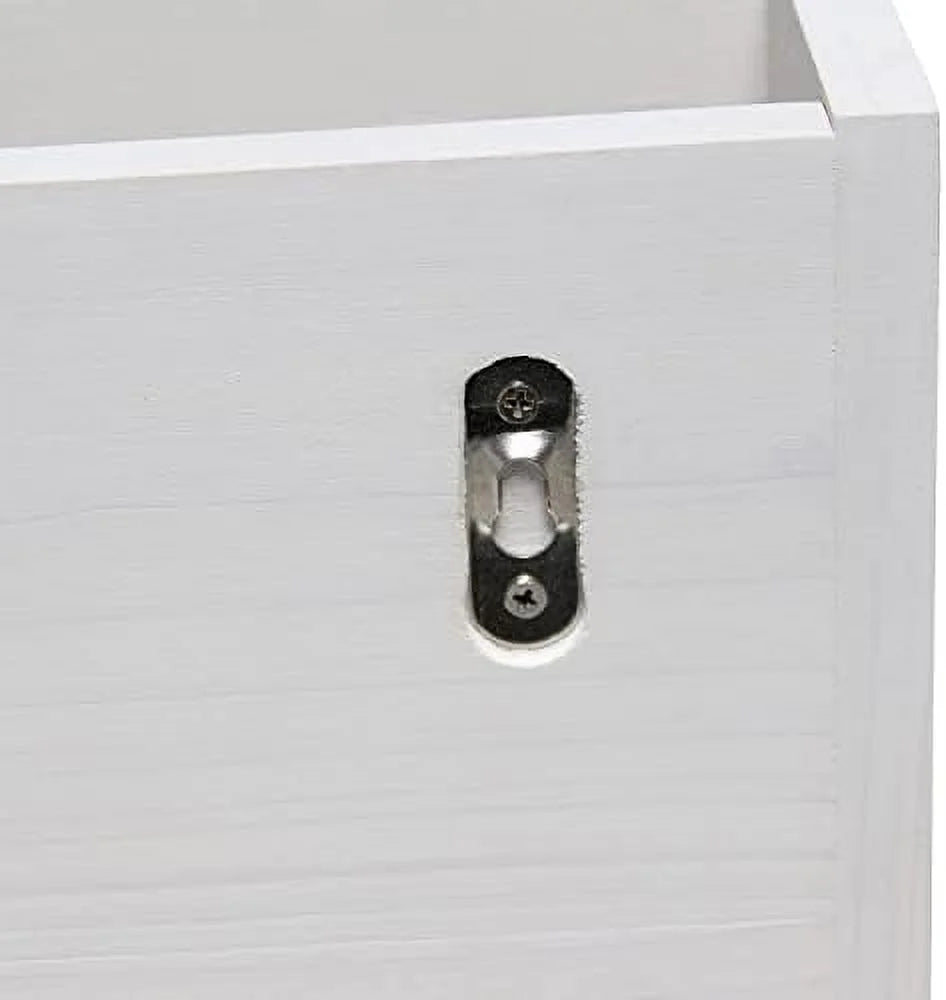 Pantry Events Picnic, Breakfast & BBQ Condiment Handle W Cutout Compartments Kitchen For Picks Flatware Wooden Utensils & Farmhouse Caddy Wash Organizer D¨¦cor Countertop Wht