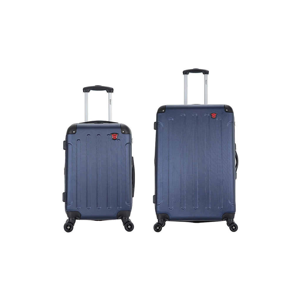 2-Piece (DKINT0SM-BLU) Luggage DUKAP Intely Blue Plastic Set