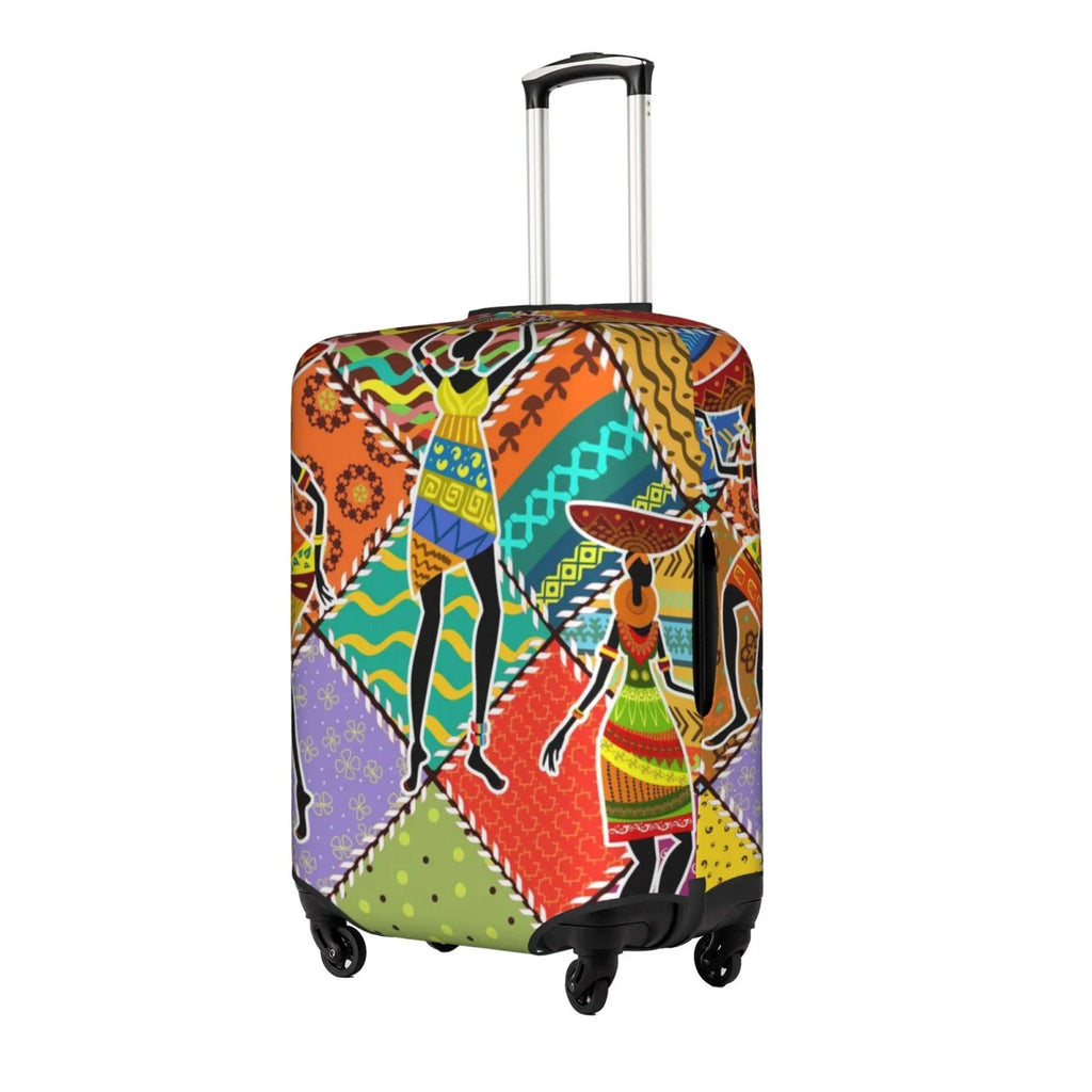 Suitcase Cover Kll Suitcase Protector- Womans Dancing African Cover Luggage