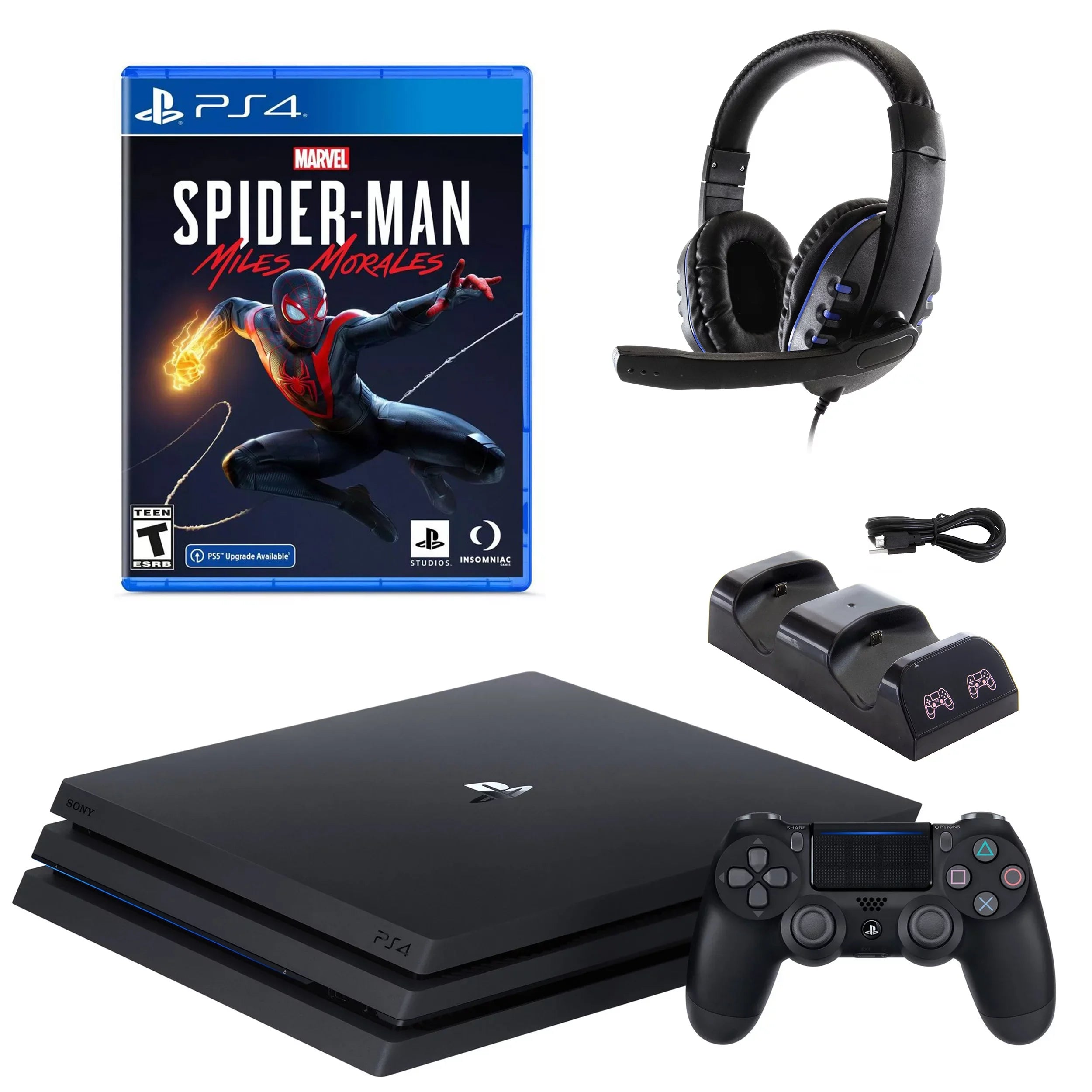 Spider-Man: with Pro Miles Accessories 4 Morales PlayStation and