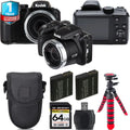 Warranty AZ421 +Tripod Camera -64GB Yr Kodak Extra (Black) + Kit + PIXPRO Digital Battery 1