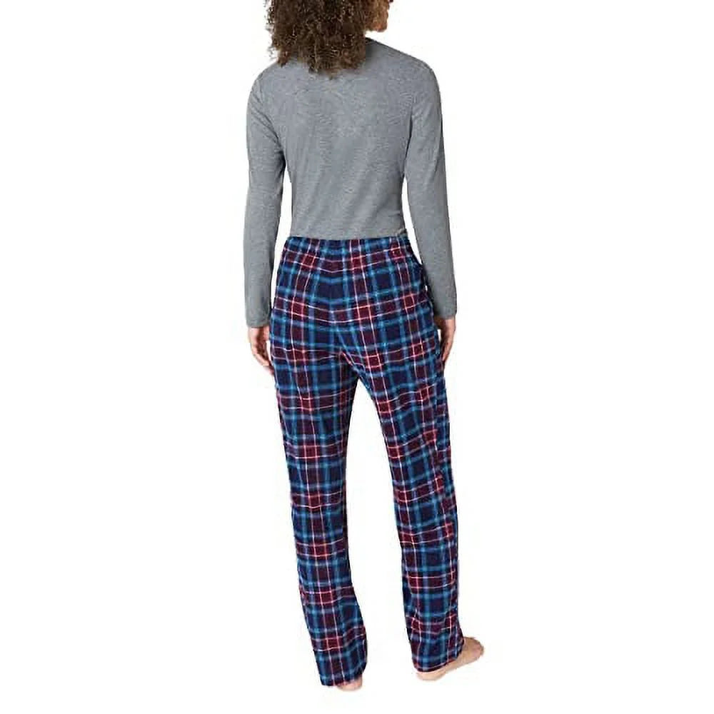 Large) Pajama Waffle Women's Bauer Eddie 3-Piece Knit (Gray, Set