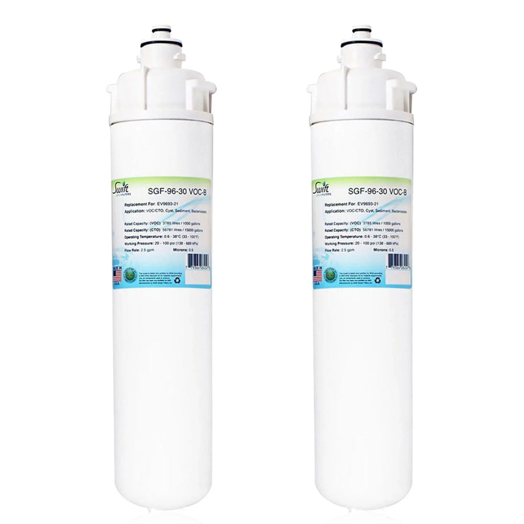 VOC-B in Compatible of EV9623-21, Filter Green Made Water SGF-96-30 (Pack Filters Swift Commercial for 2) USA