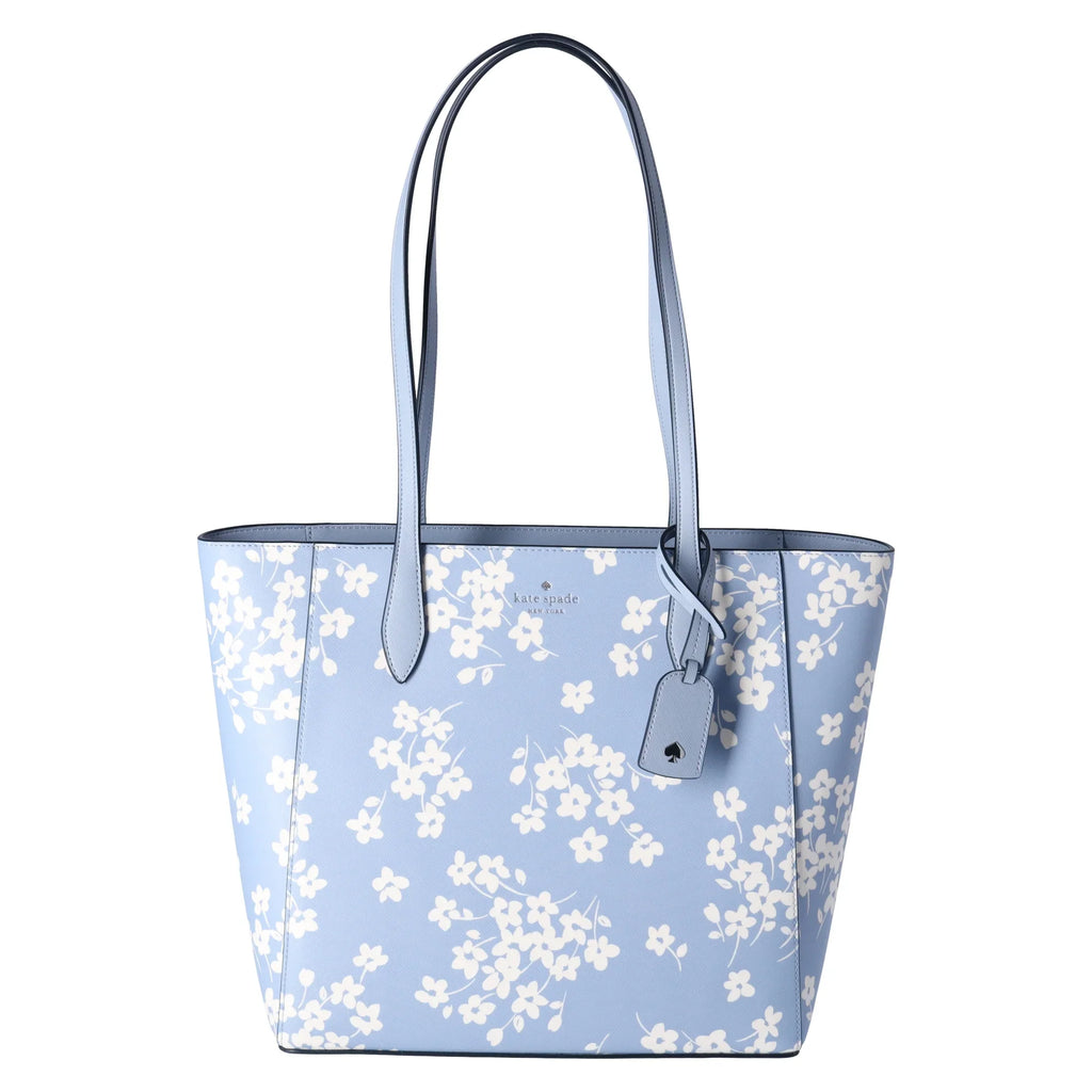 Seet Kate New Bag Flora Shoulder Tote Dana Spade Work Purse Muted York Blue
