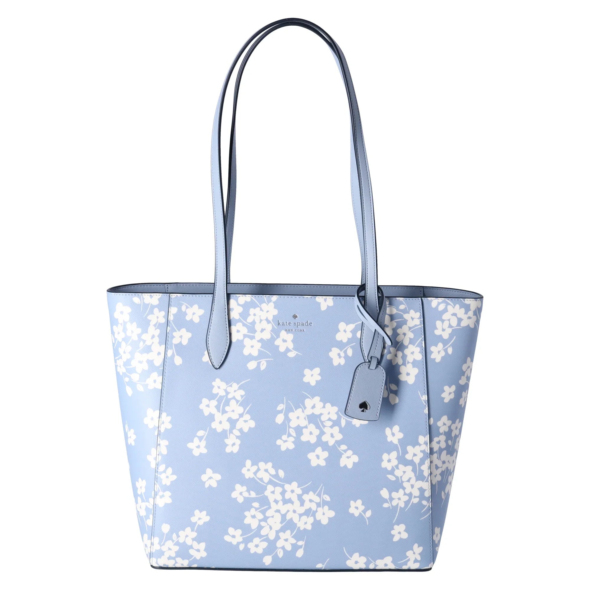 Seet Kate New Bag Flora Shoulder Tote Dana Spade Work Purse Muted York Blue