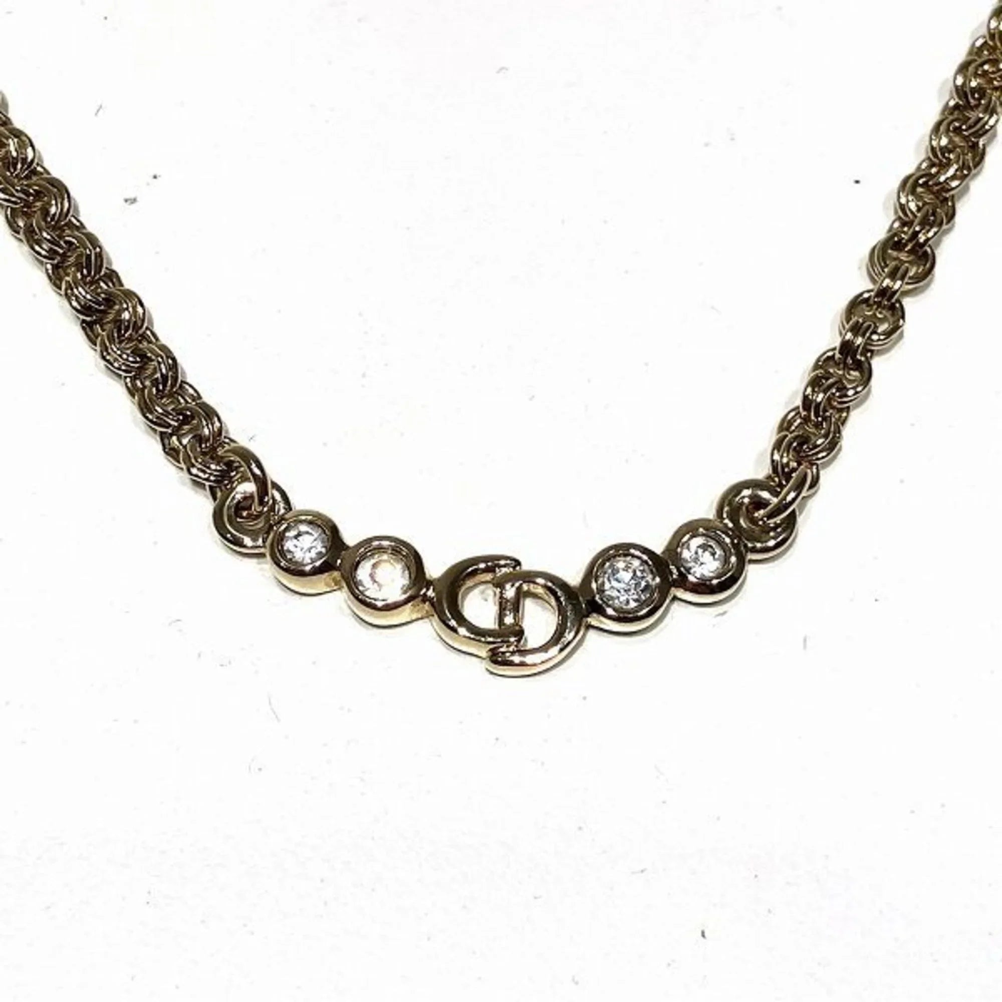Christian original (Good) necklace Dior Pre-Owned accessory JAL women exclusive for Dior design