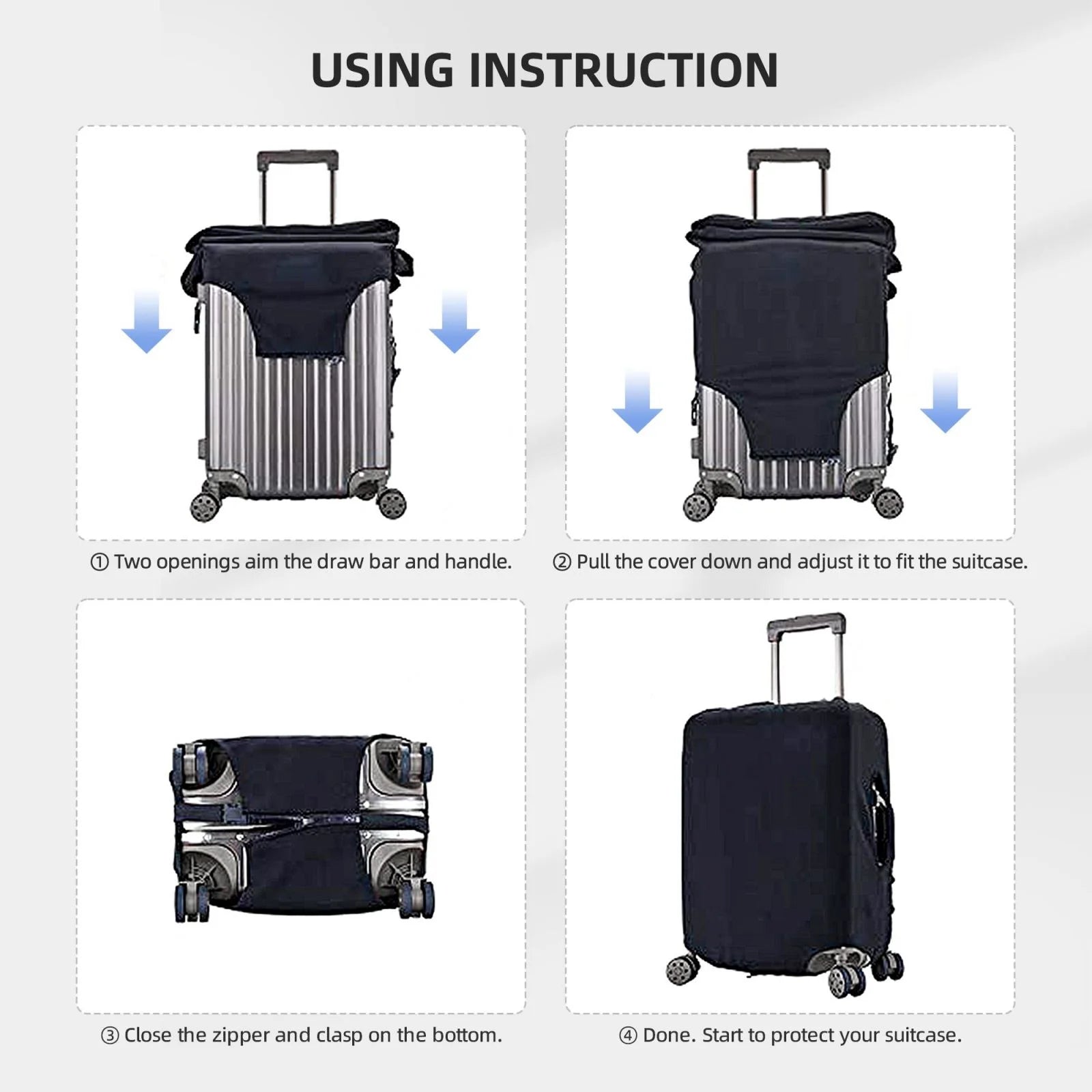 Luggage 18-32 Suitcase Fits Junzan Inch Desert Flag - With Luggage Print Protector Washable Cover American Fashion Camouflage