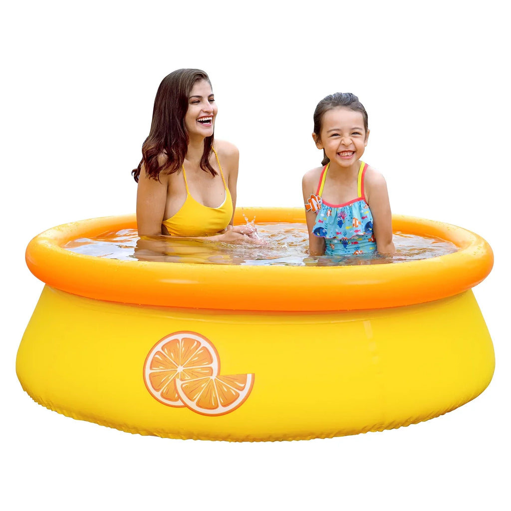 Prompt & Outdoor Inflatable JLeisure Set Orange (2 Pool Pack) Swimming