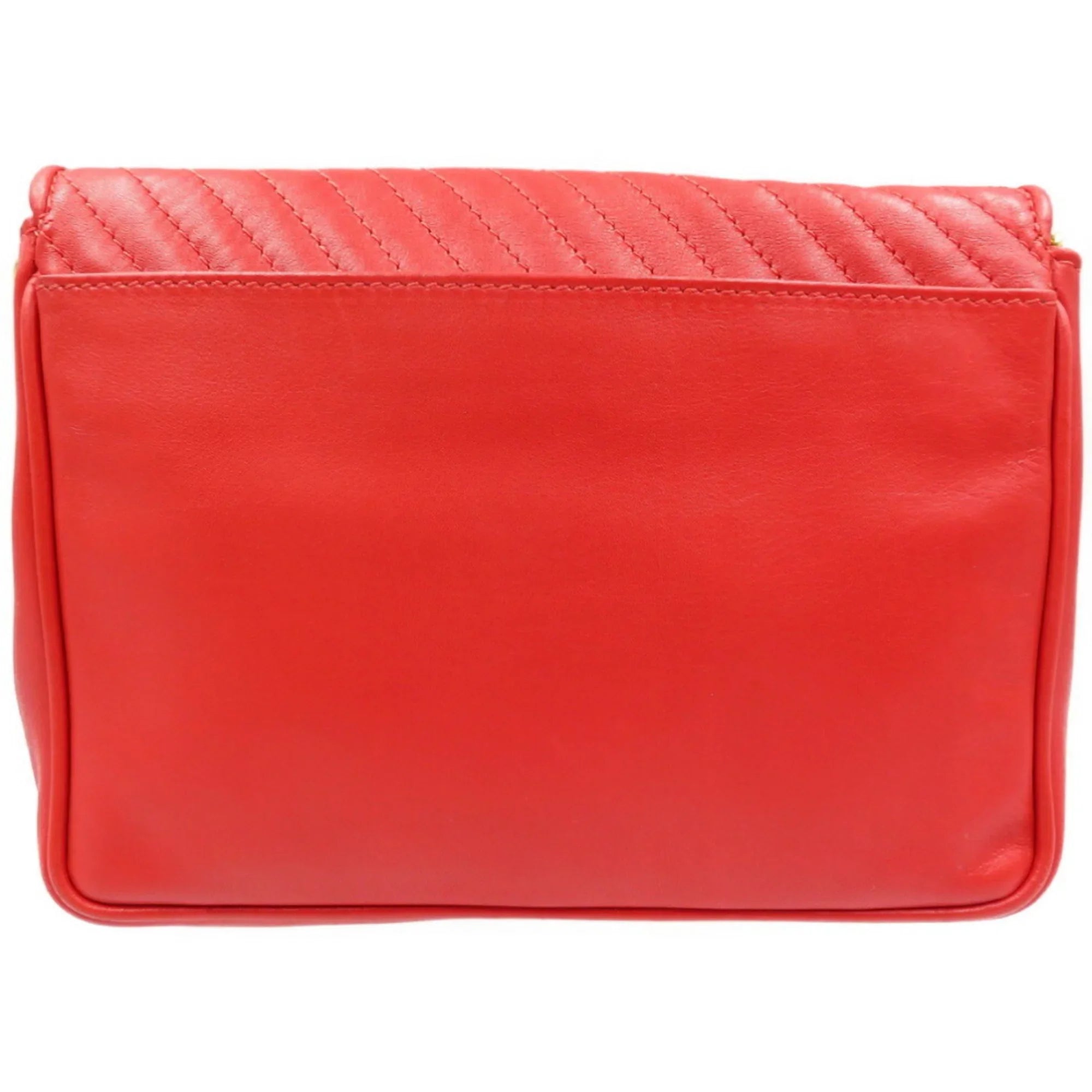 red Pre-Owned Celine (Good) bag leather shoulder chain