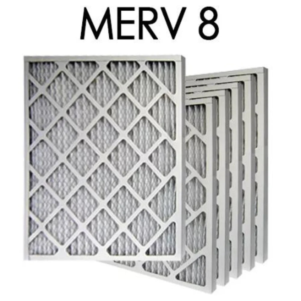 6PK 8 | MERV - Air Filter Pleated 17.5x29.5x.75 18x30x1 Actual Size