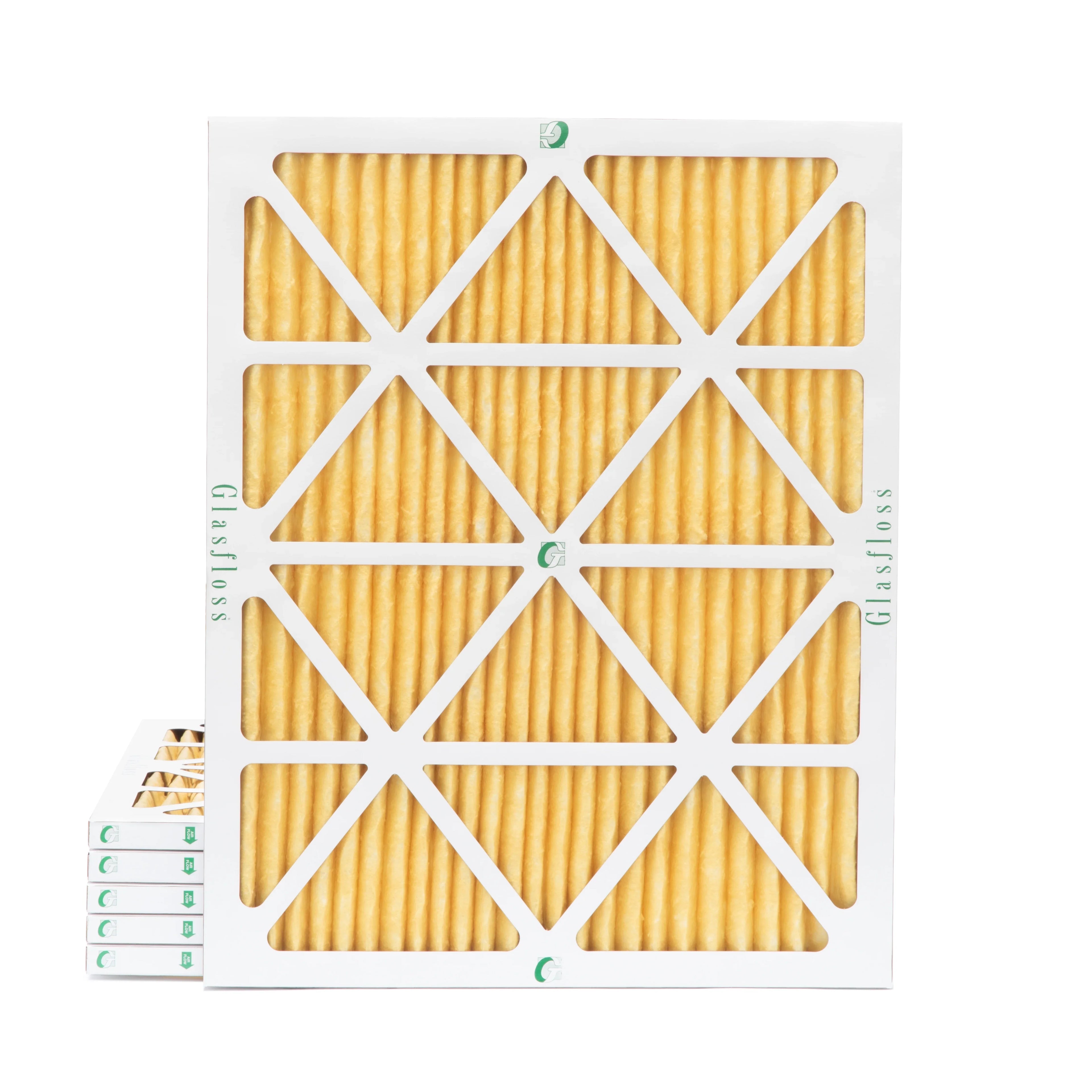 MERV Air 7/8 21-7/8 Actual of by 19-1/2 Filters x 11 6 Pleated Glasfloss. Pack 20x22x1 x Size: