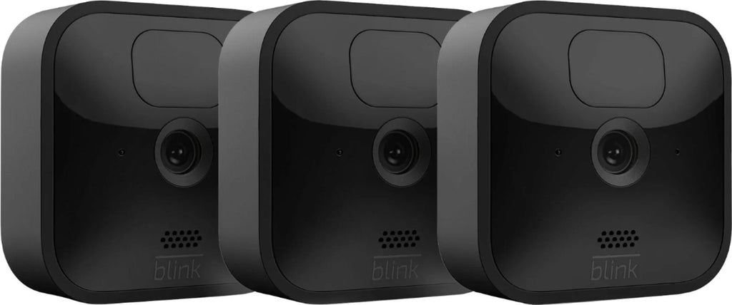 '+ Drive USB & VIECAM 3 Floodlight Cleaning Outdoor Cameras, Doorbell Mount, Blink_Outdoor Home Bundle, 1 1 Video Whole & 32GB Indoor Cloth