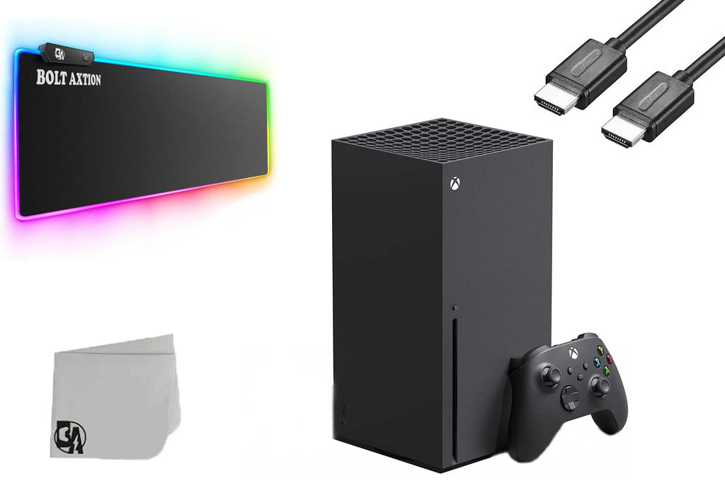 New Xbox Like Black X with Gaming BOLT Console Mat Game Series AXTION 16GB Bundle Video