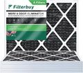 Odor Furnace MERV Air 8 Carbon 24x30x1 Filterbuy (6-Pack) with AC Eliminator Filters Pleated Activated HVAC