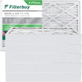 MERV Pleated (6-Pack) 16x24x4 8 Filterbuy AC Filters HVAC Air Furnace
