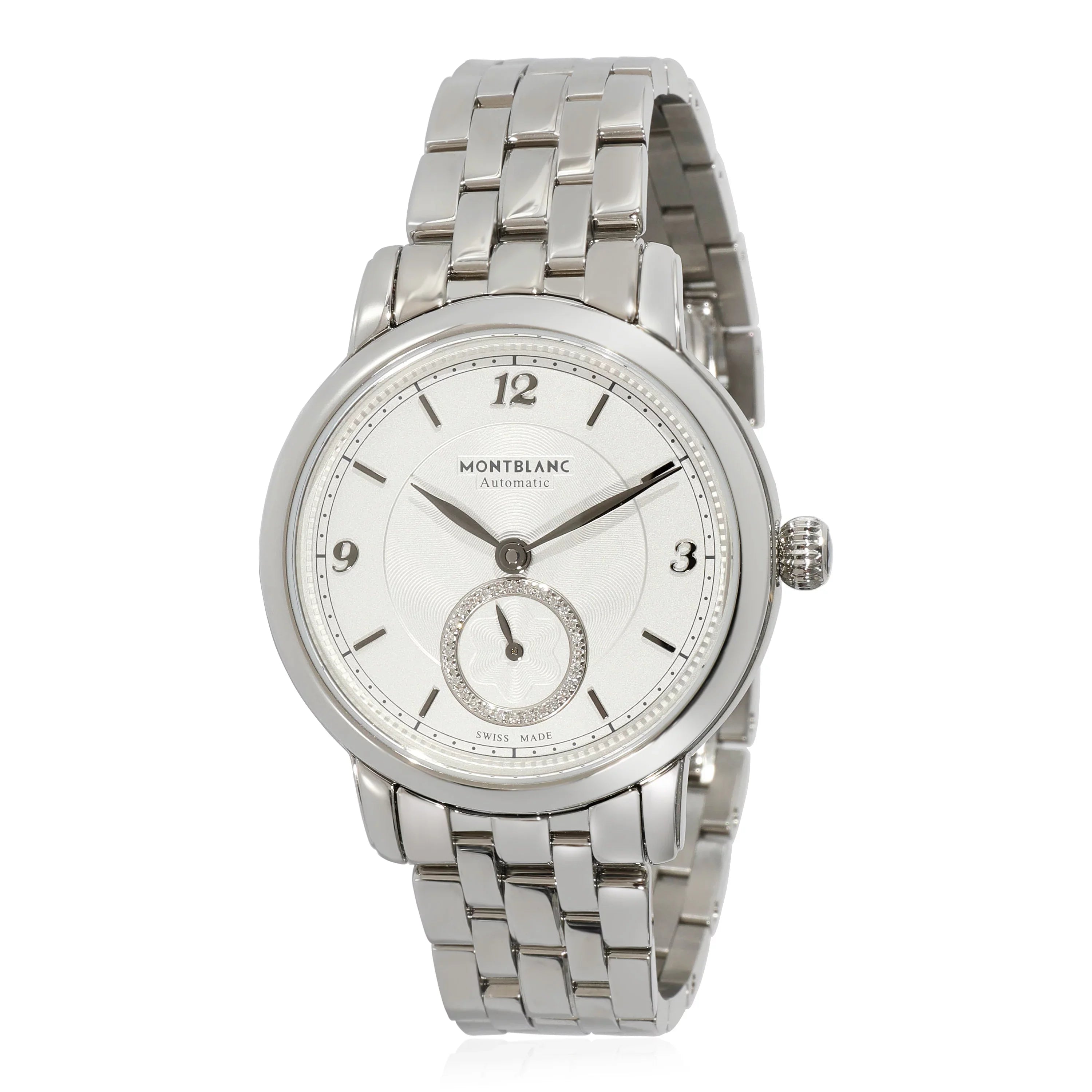7470 Steel Pre-Owned in Legacy Montblanc Watch Star Women's 118535 Stainless