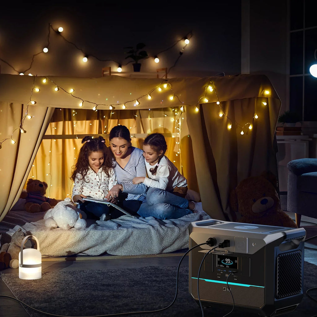 Power Station Anself, DaranEner Battery LiFePO4 Portable Power 268.8Wh Travel by NEO300 300W Backup Supply for