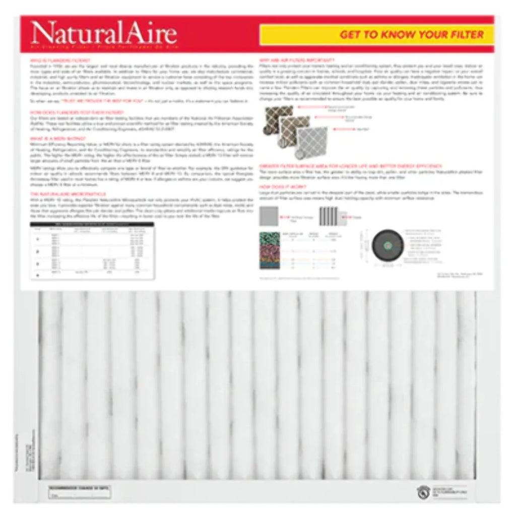 Filters pack) 85256.011010 10 NaturalAire 10x10x1 (6 MERV Microparticle