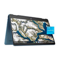Touch OS, 600, 14a-ca0790wm Forest X360 Celeron HD Chromebook, Graphics HP 64GB Teal, eMMC, 14" Intel UHD RAM, N4120, Intel 4GB Chrome