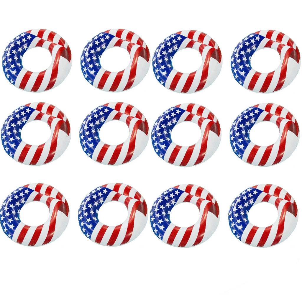 Flag Inch (12 36 Pack) Pool Tube Swimming Inflatable Swimline American Float